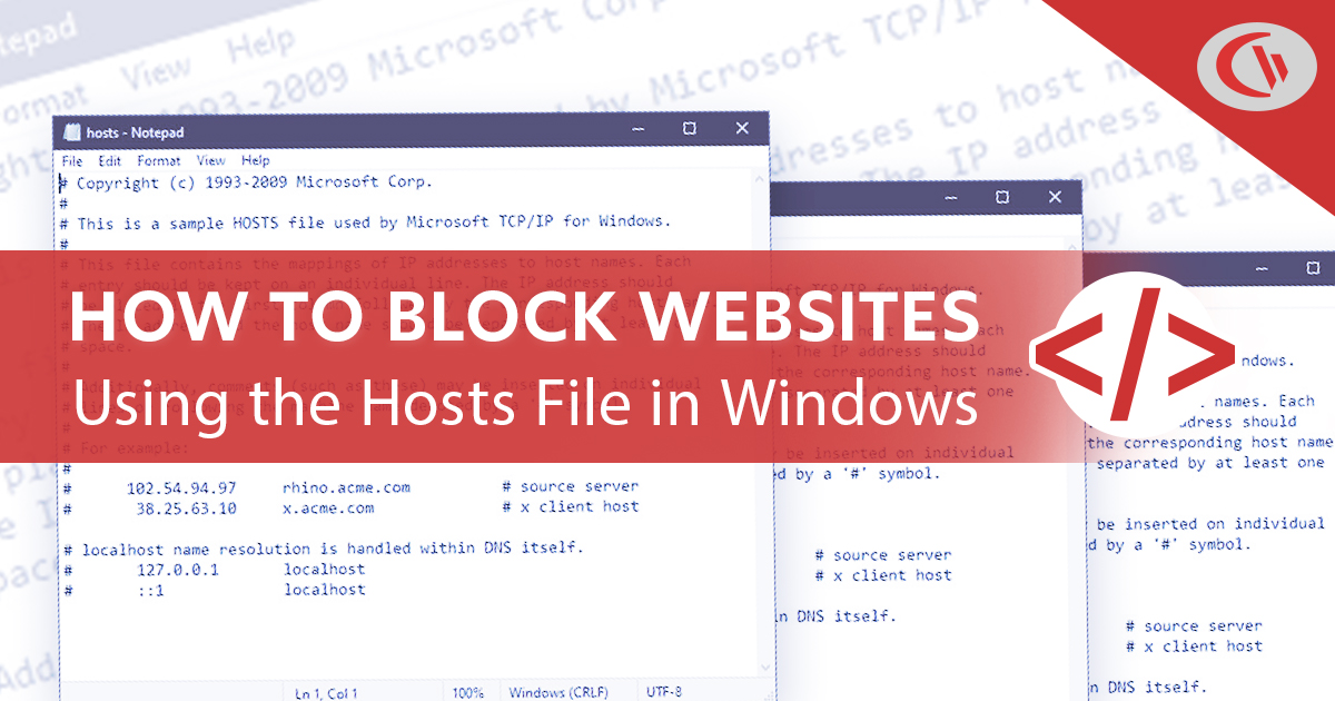 How To Block Websites On Windows Using The Hosts File CurrentWare