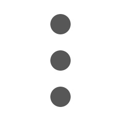 Column menu icon: 3 stacked gray dots centered vertically